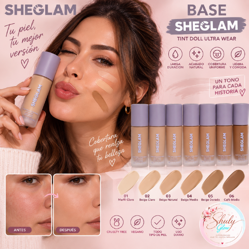 SHEGLAM BASE 6 TONOS - Imagen 8